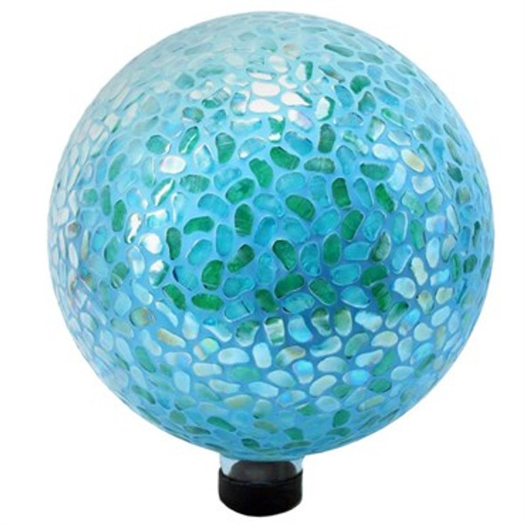 Very Cool Stuff Glass Globe Blue Stone Tile - 10in