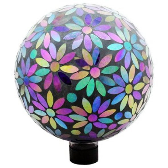 Very Cool Stuff Glass Globe Violets - 10in