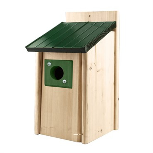 Woodlink Lake & Cabin Bluebird House With Predator Guard 6.25in x 6.75in x 13in