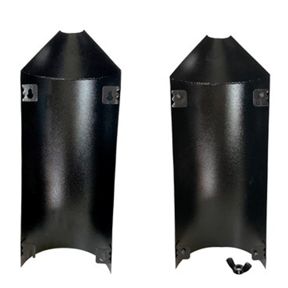 Woodlink Torpedo Squirrel Baffle Black - 6in D x 15.75in H