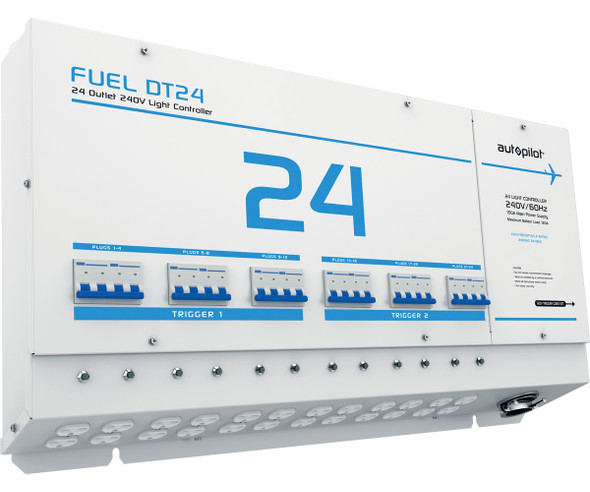 FUEL DT24 Light Controller, 24 Outlet, 240V with Dual Triggers