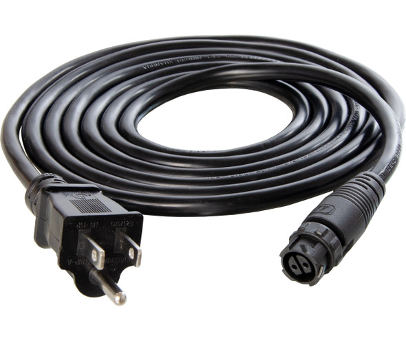 PHOTOBIO V Black Cable Harness, 18AWG, 110-120V, w/5-15P, 8'