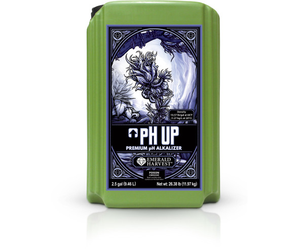 Emerald Harvest pH Up, 2.5 gal, case of 2