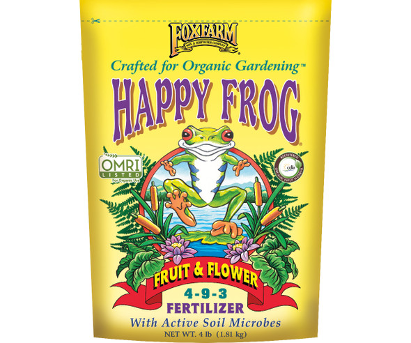 FoxFarm Happy Frog&reg; Fruit & Flower Fertilizer, 4 lb bag