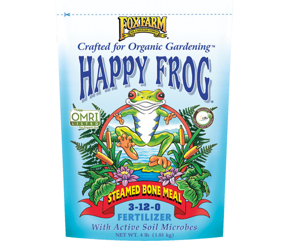 FoxFarm Happy Frog&reg; Steamed Bone Meal Fertilizer, 4 lb bag