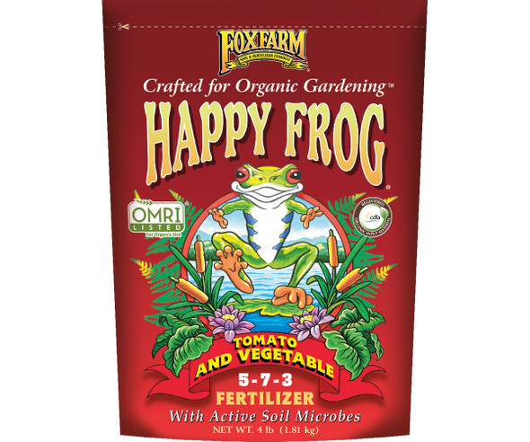 FoxFarm Happy Frog&reg; Tomato & Vegetable Fertilizer, 4 lb bag