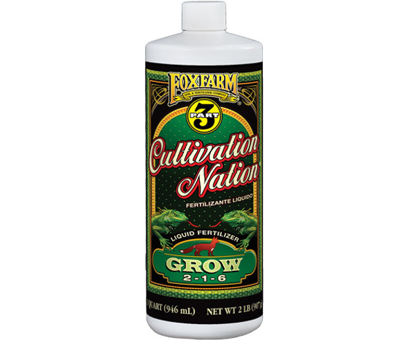 FoxFarm Cultivation Nation&trade; Grow, 1 qt