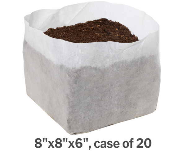 GROW!T Commercial Coco, RapidRIZE Block 8x8x6, case of 20
