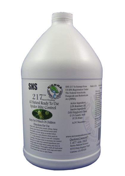 SNS 217 Mite Control RTU Gallon