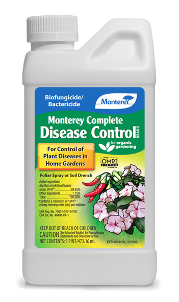 Monterey Complete Disease Control Biofungicide/Bactericide Concentrate Organic - 16 oz