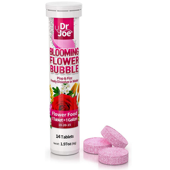 Dr Joe Blooming Flower Bubble Plant Food - 25 pk, 1.97 oz