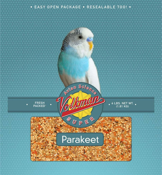 Volkman Seed Company Avian Science Super Parakeet Bird Treat - 20 lb