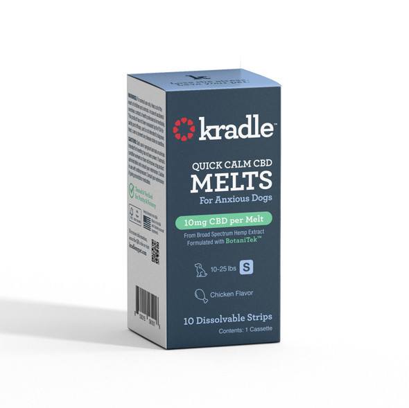 Kradle Quick Calm CBD Dog Melts - 10MG