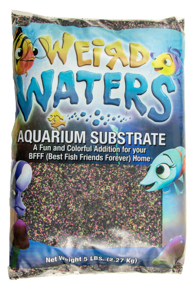 Estes Weird Waters Aquarium Substrate - Sand Black - 5 lb