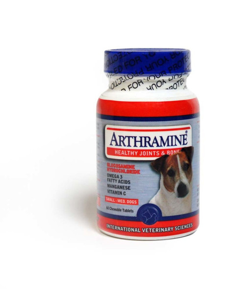 International Veterinary Sciences Arthramine Joint Care Chewable Tablet for Small & Medium Dogs - 60 Tablets