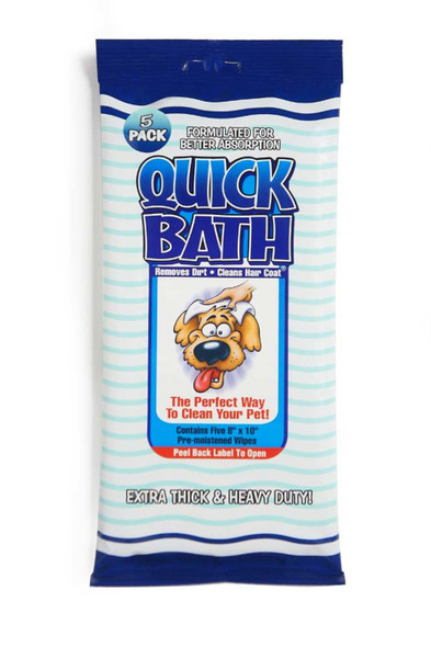 International Veterinary Sciences Quick Bath Wipes - 5 ct