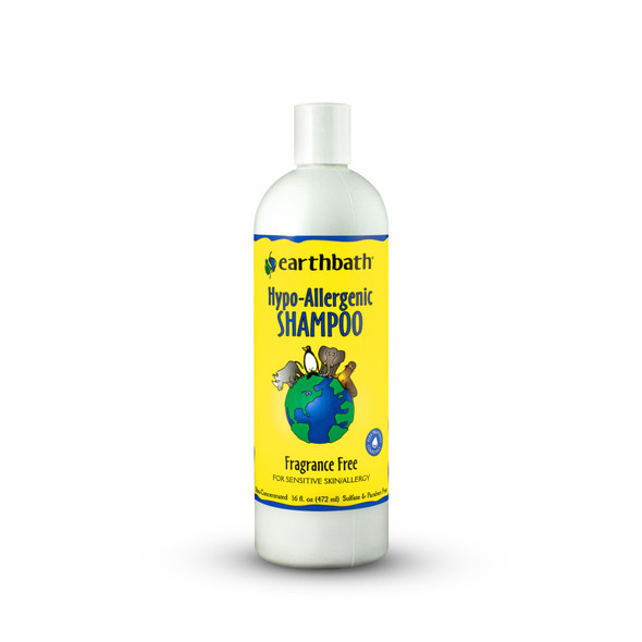Earthbath Hypo-Allergenic Shampoo, Fragrance Free - 16 oz