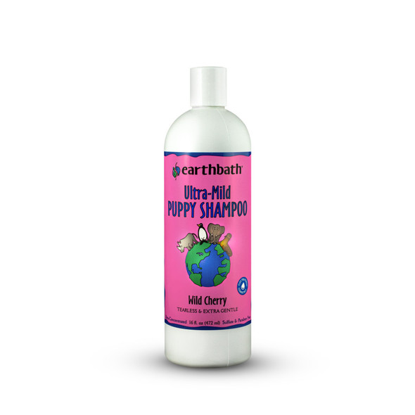 Earthbath Ultra-Mild Puppy Shampoo, Wild Cherry - 16 oz