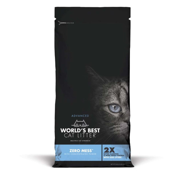 World's Best Cat Litter Advanced Zero Mess Cat Litter - 24 lb