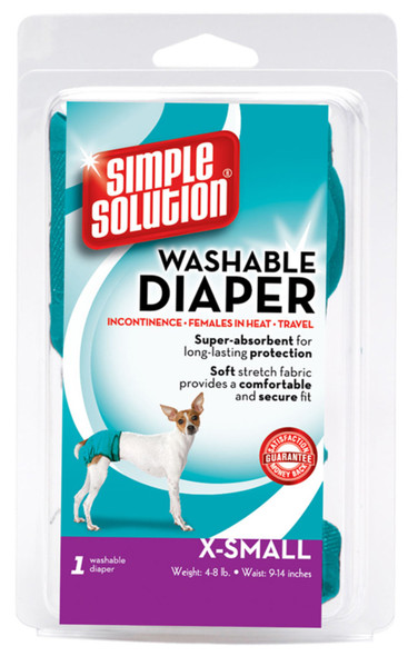 Simple Solution Washable Diaper - Blue - XS