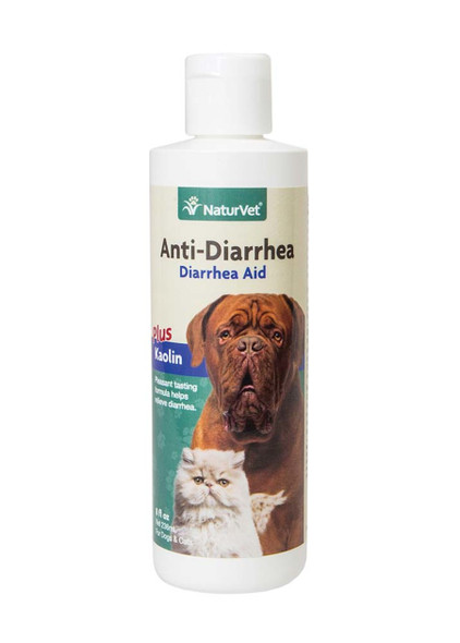 NaturVet Anti-Diarrhea Liquid For Dogs & Cats - 8 fl oz