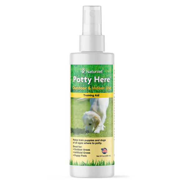 NaturVet Potty Here Training Aid Spray - 8 oz