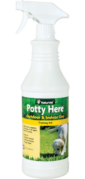 NaturVet Potty Here Training Aid Spray - 32 oz