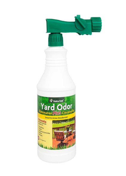 NaturVet Yard Odor Eliminator Plus Refill with Citronella - 32 Fl. Oz Ready To Use