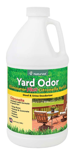 NaturVet Yard Odor Eliminator Plus Refill with Citronella - 1 gal