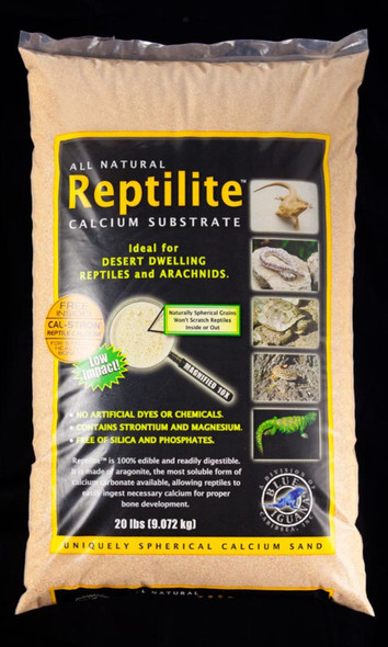 CaribSea All Natural Reptile Calcium Substrate - Aztec Gold - 20 lb