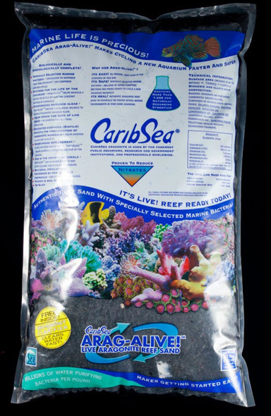 CaribSea Arag-Alive Hawaiian Aquarium Sand - 20 lb