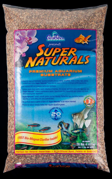 CaribSea Super Naturals Peace River Aquarium Gravel - 20 lb