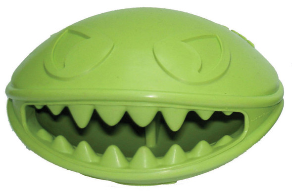 Jolly Pet Monster Mouth Treat Dispensing Dog Toy - Green - LG