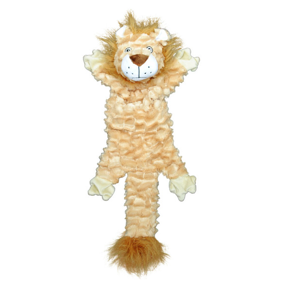 Jolly Pet Fat Tail Stuffed Lion Dog Toy - SM
