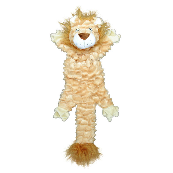 Jolly Pet Fat Tail Stuffed Lion Dog Toy - LG