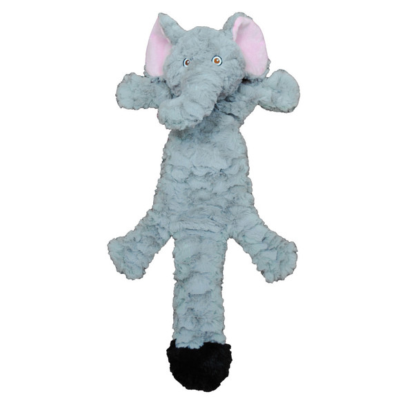 Jolly Pet Fat Tail Stuffed Elephant Dog Toy - LG