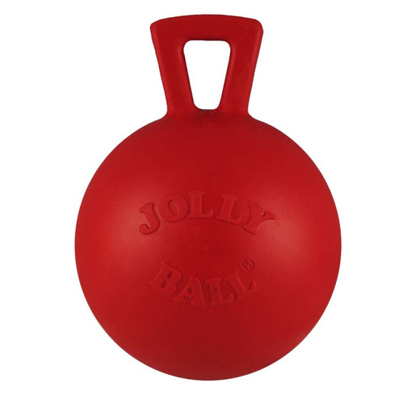 Jolly Pet Tug-n-Toss Mini Dog Toy - Red - 4 in