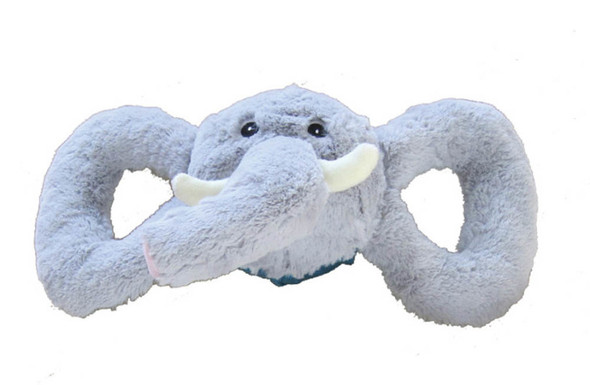 Jolly Pet Tug-a-Mals Elephant Dog Toy - Grey - XL