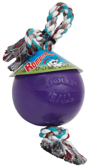 Jolly Pet Romp-n-Roll Dog Toy Durable - Purple - SM