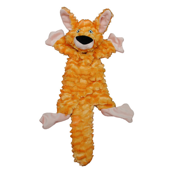 Jolly Pet Fat Tail Stuffed Kangaroo Dog Toy - SM