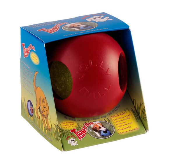 Jolly Pet Teaser Ball Dog Toy - Red - SM