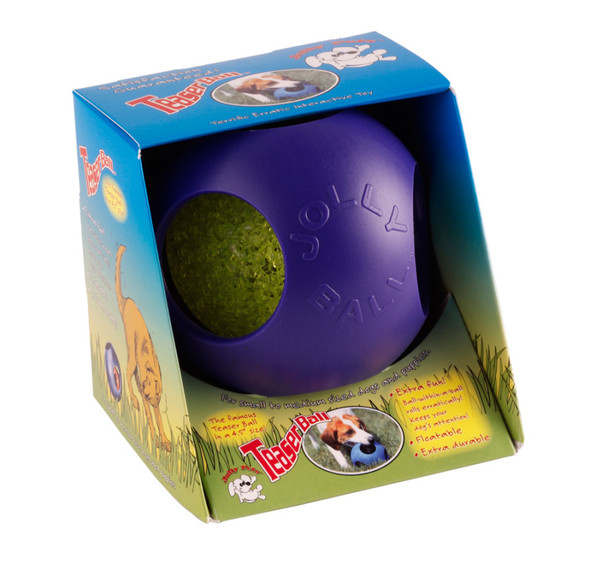 Jolly Pet Teaser Ball Dog Toy - Purple - SM