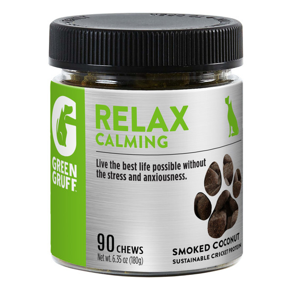 Green Gruff Relax Calming Dog Supplements - 90 ct