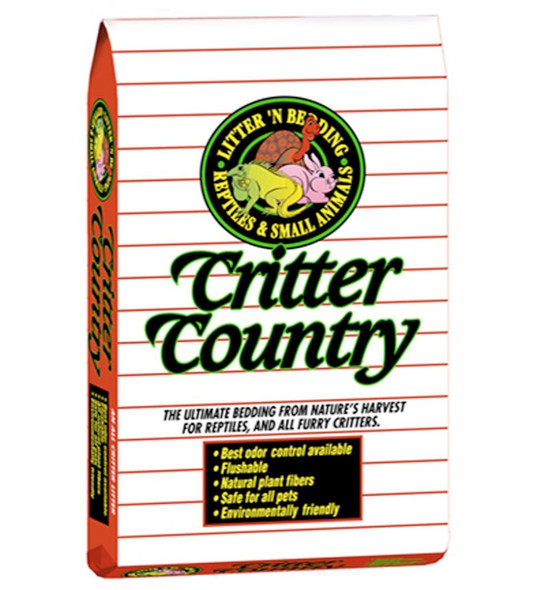 Mountain Meadows Pet Products Critter Country Bedding/Litter for Reptile and Small Animal - White - 5 lb