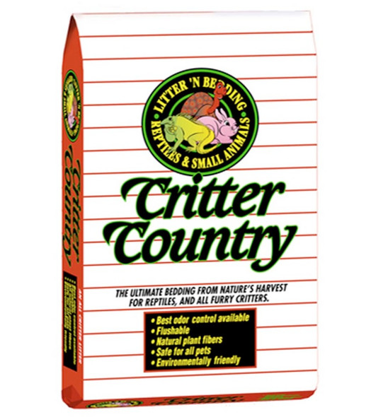 Mountain Meadows Pet Products Critter Country Bedding/Litter for Reptile and Small Animal - White - 20 lb