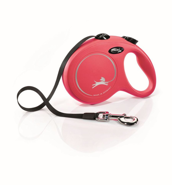 Flexi Flexi Classic Nylon Cord Dog Leash - Red - 16 ft