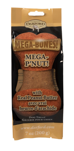 Darford Mega Bone Dog Treat P'Nut - Regular