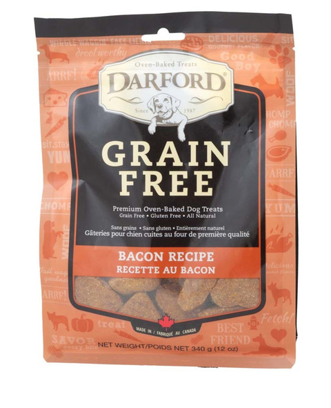 Darford Grain Free Dog Biscuits Bacon Recipe - Regular