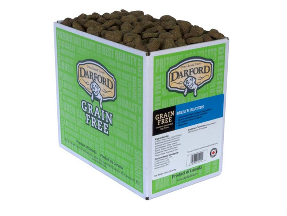 Darford Oven Baked Grain Free Dog Treats Breath Beaters - 15 lb