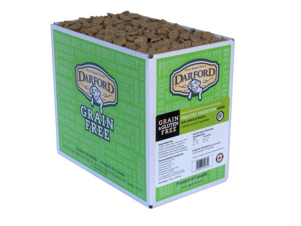 Darford Oven Baked Grain Free Functionals Dog Treats Healthy Digestion - Mini - 15 lb